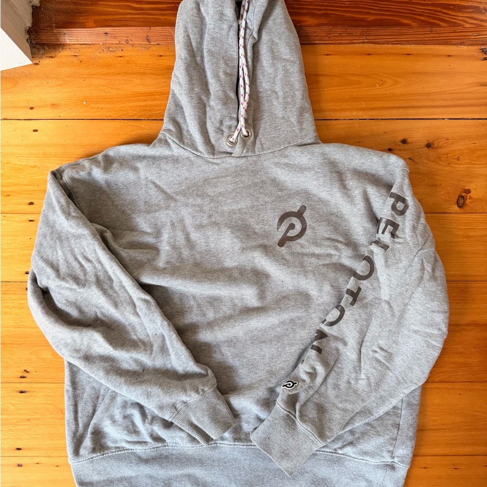 Peloton Heather Gray TWGF Hoodie Sweatshirt